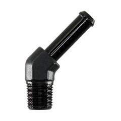 Adapter, 45° 1/8" MPT » 1/4" Barb