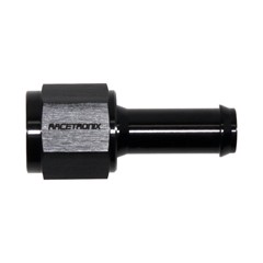 Adapter, -6 JICF » 3/8" Barb, BLACK