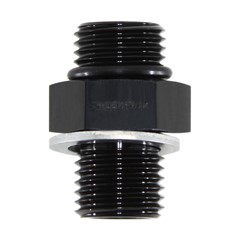 Adapter, -6 ORB Male » M14x1.5 Male, BLK