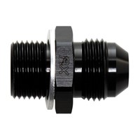 Adapter, -8AN Male» 18x1.5mm Male, BLK