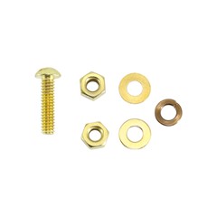 Bulkhead Stud Kit, Ground, 1/4", Brass