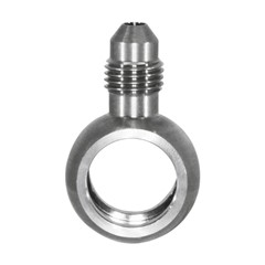 Banjo Adapter, -3 AN JIC Male x M14, SS