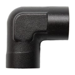 90° Fitting, 1/4" Female NPT Elbow, BLK