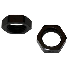 Bulkhead Nut -8AN, AL BLACK