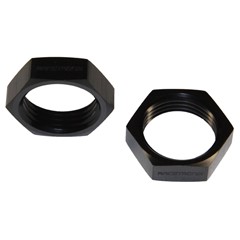 Bulkhead Nut -12AN, AL BLACK