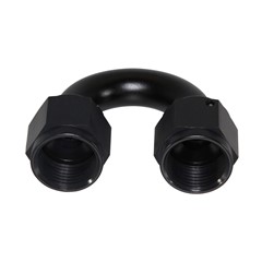 180° Coupler, -8AN JICF Tube Swivel