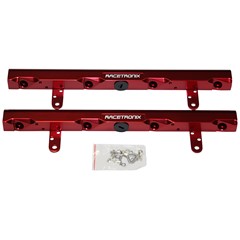 Fuel Rails, High-Flow Aluminum, LS2 - Red