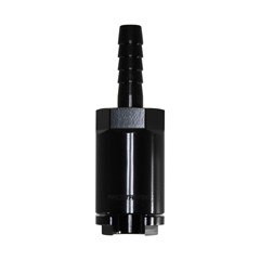 Adapter, QDF 3/8" » 5/16" Barb, Black