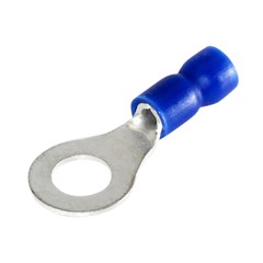 Ring Terminal, 1/4" 14-16 Ga., RB26 BLUE