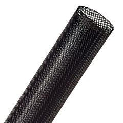 Loom, PET Woven Expanding, 1.25" Black